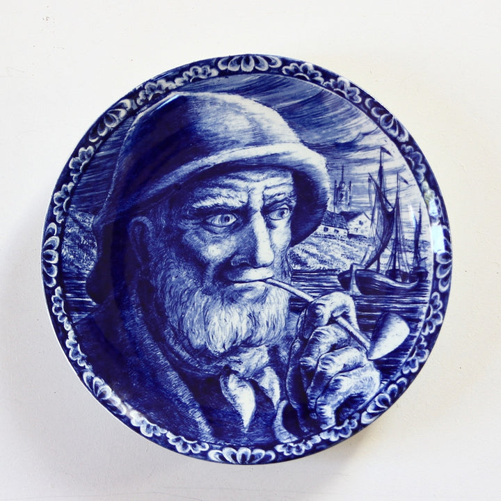 Boch Frères La Louvière – Plaque murale Delft « Fischer »