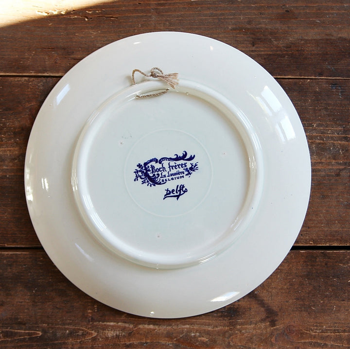 Boch Frères La Louvière – Plaque murale Delft « Fischer »