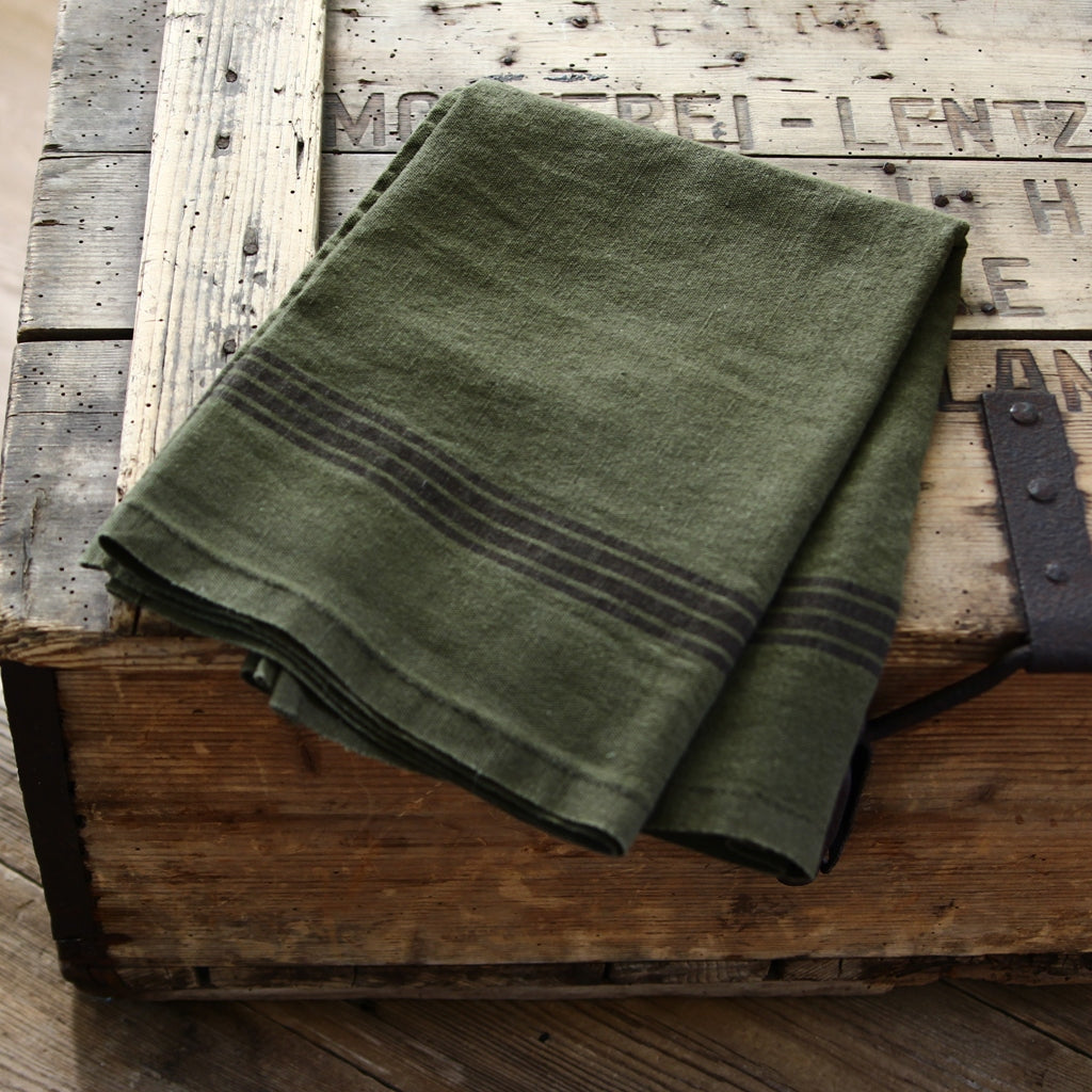 Tea Towel Piano - moss