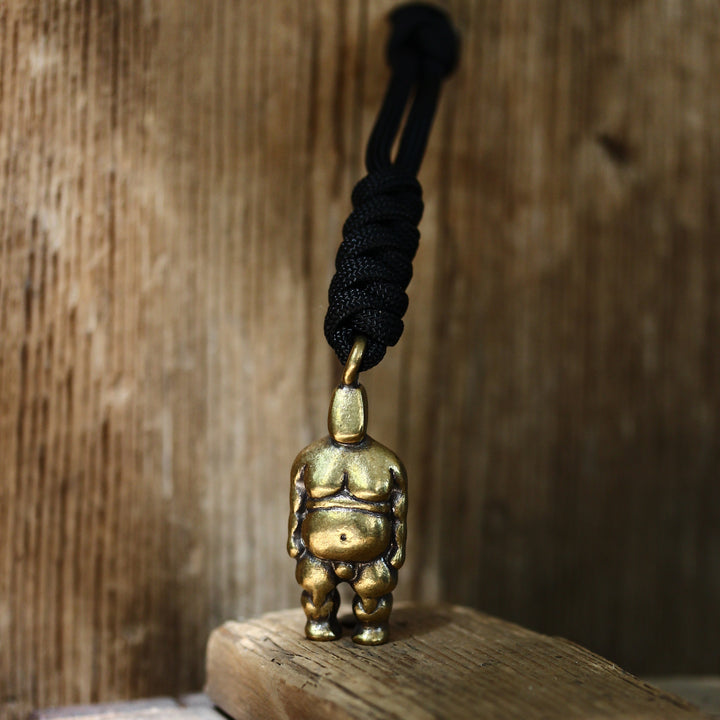 Lucky Fat Man Keychain