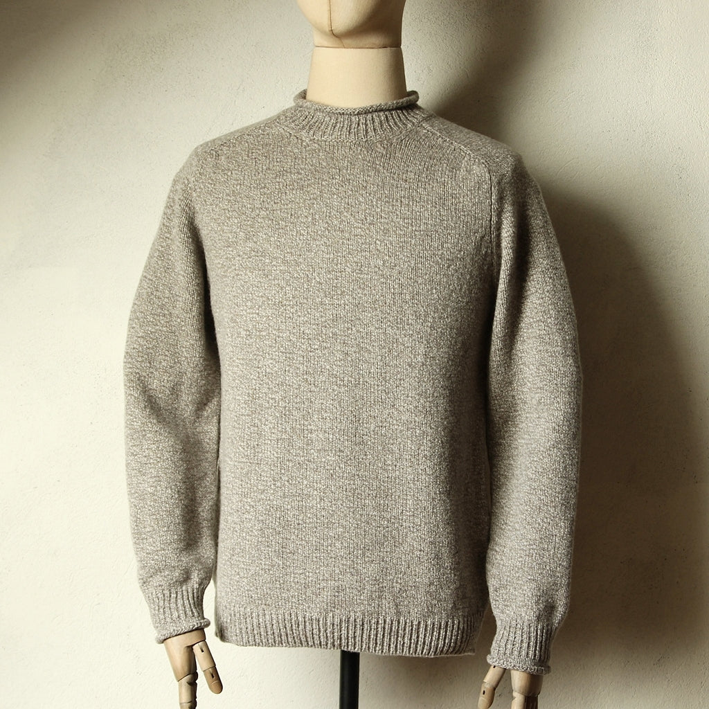 Saddle Shoulder Sweater Mushroom – Peter Fields