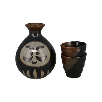 Saké‑Set Daruma