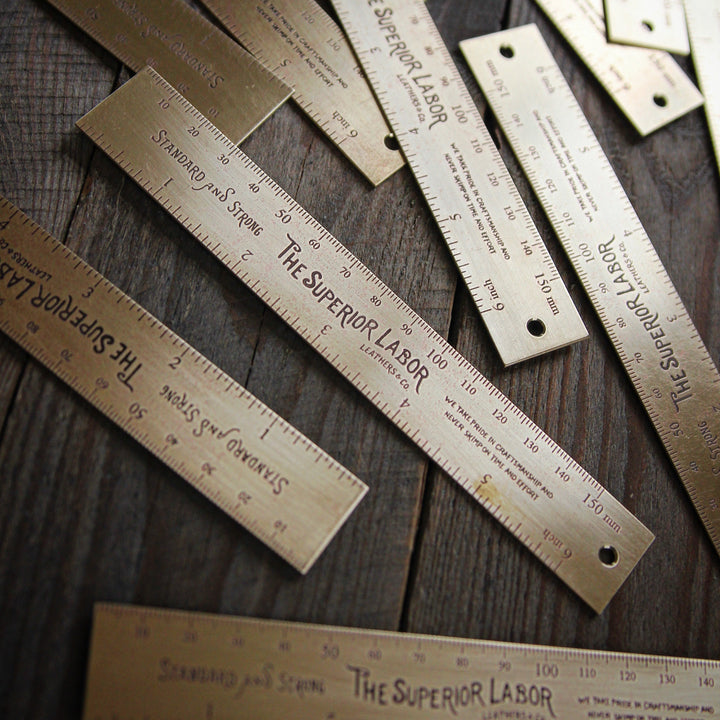 SL Brass Ruler