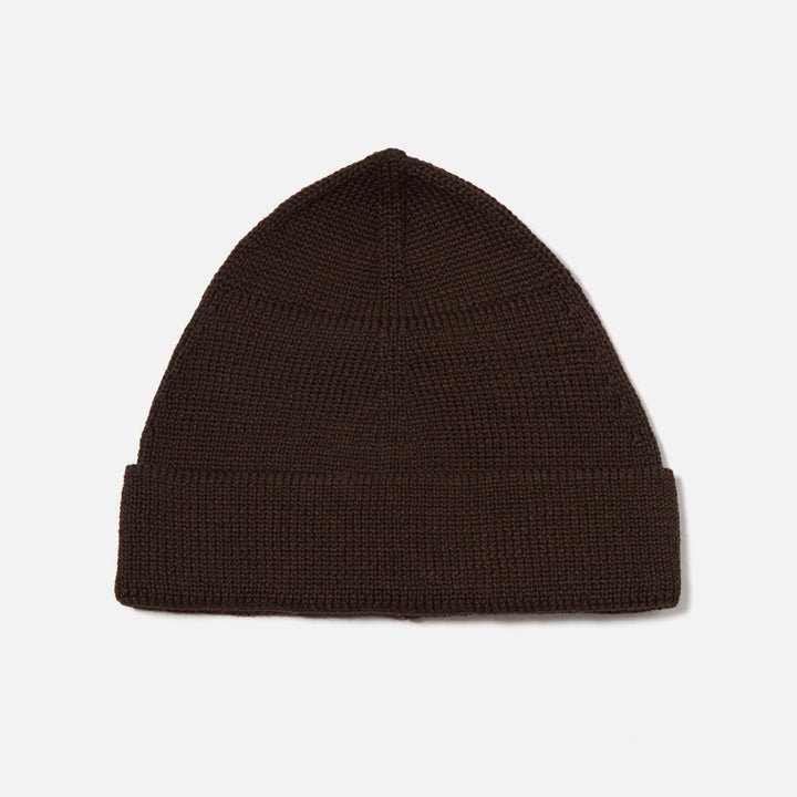 Bonnet de montre en tricot mérinos - Marron