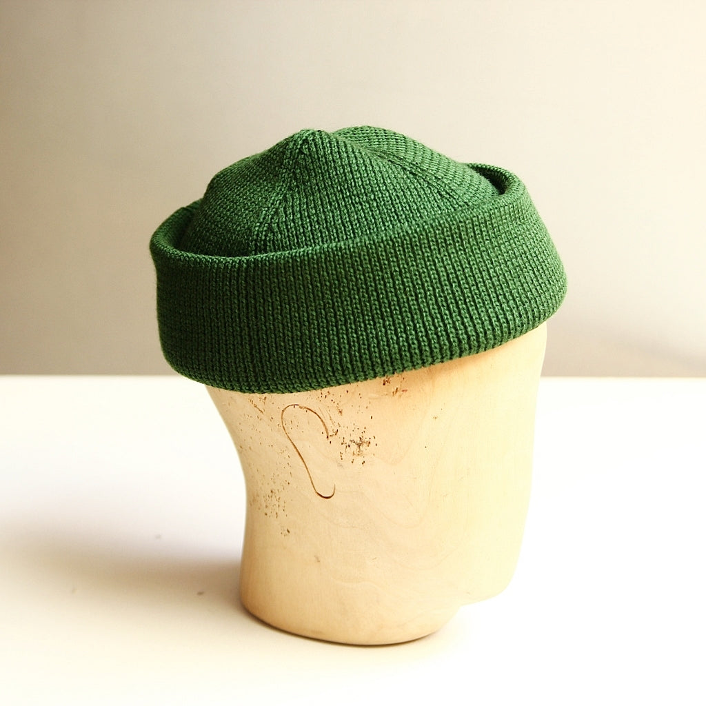 Watch Cap Merino Knit Green