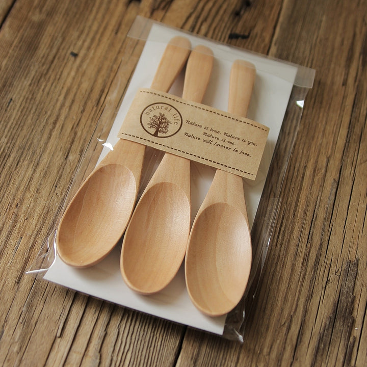 Cuillère en bois - Lot de trois