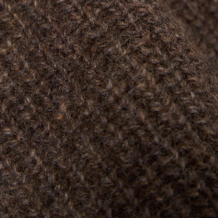 Zip Cardigan - Brown