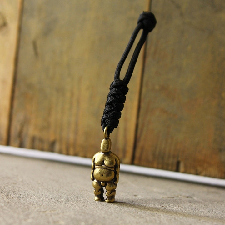 Lucky Fat Man Keychain