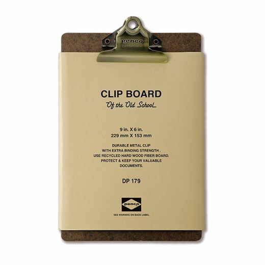 Clipboard Bronze
