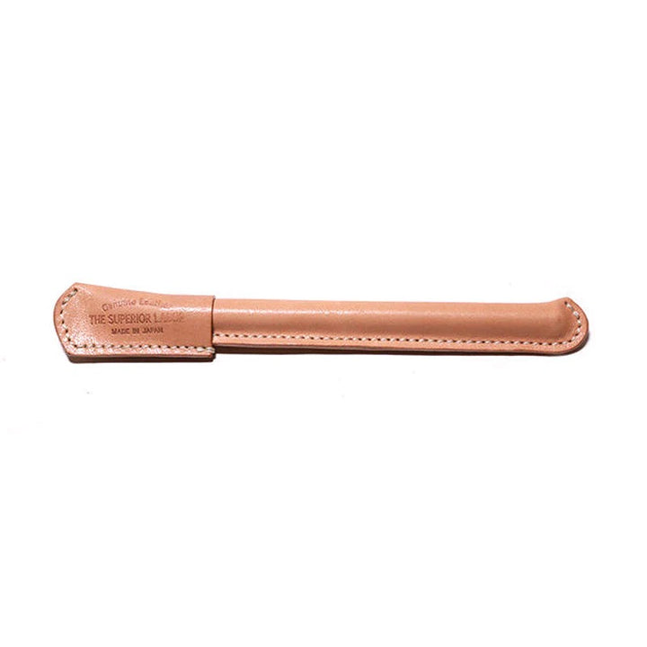 Stylo en cuir - naturel