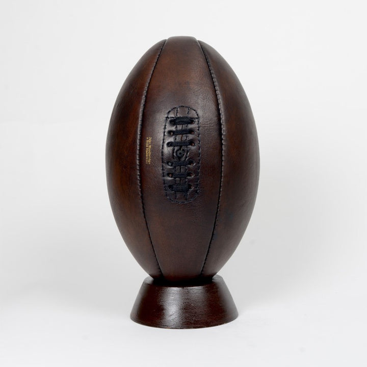 Vintage Leather Rugby Ball 1920
