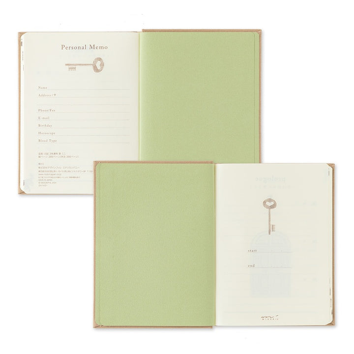 3-Year Diary Gate Mini Beige