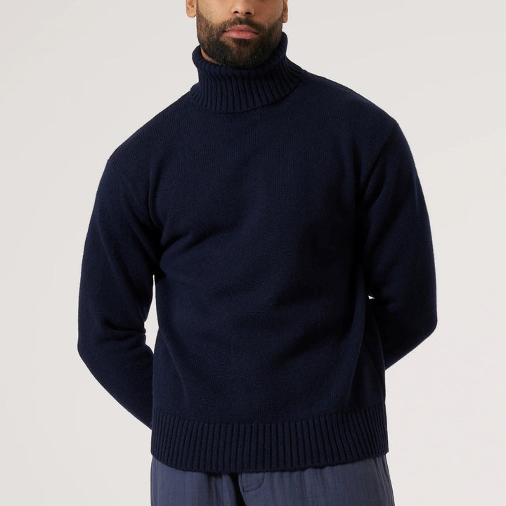 Roll Neck Navy
