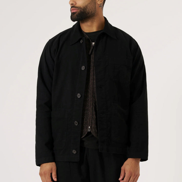 Field Jacket Moleskin Black