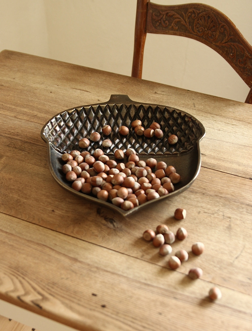 Accorn Tray Brown Patina