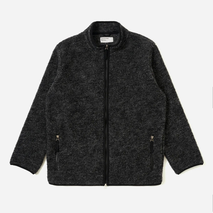 Black Six Wool Fleece Climbing Jacket