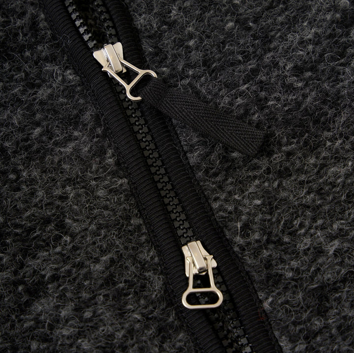 Black Six Wool Fleece Climbing Jacket