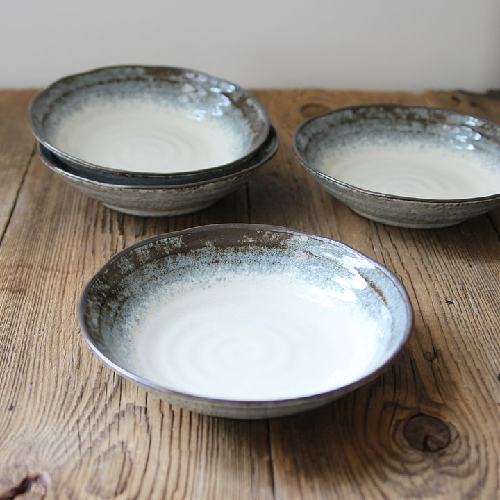 Blue/brown Japanese Bowl