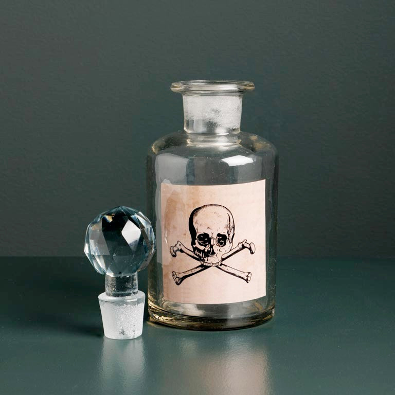 Bottle Poison with Skull
