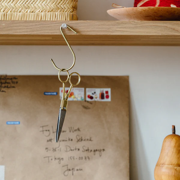 Brass J Hook - Small