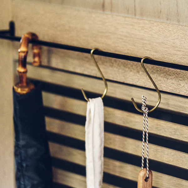 Brass J Hook - Small