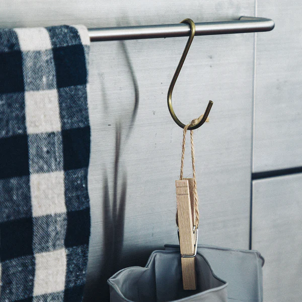 Brass J Hook - Small