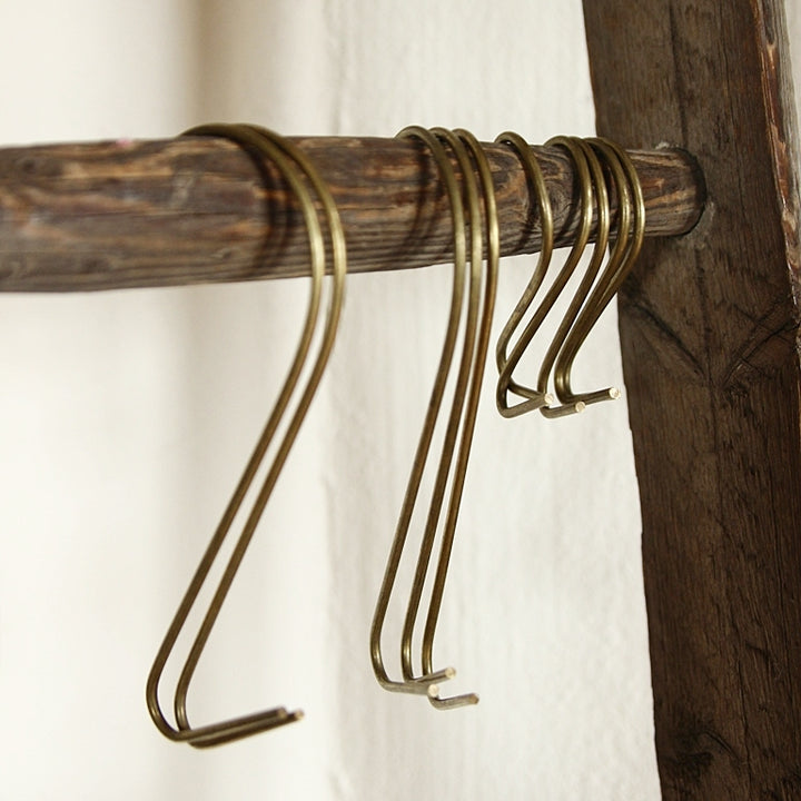 Brass J Hooks