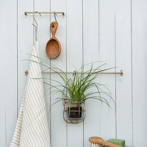 Brass Towel Bar - Small