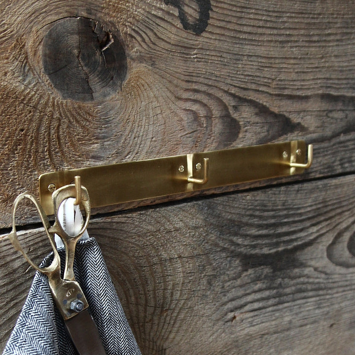 Brass Plate Triple Hook