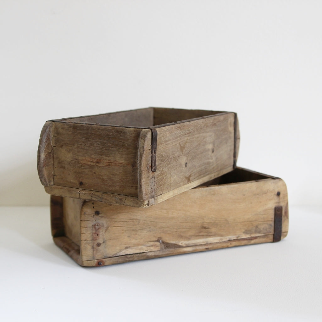 Boîte en bois en forme de brique - Original