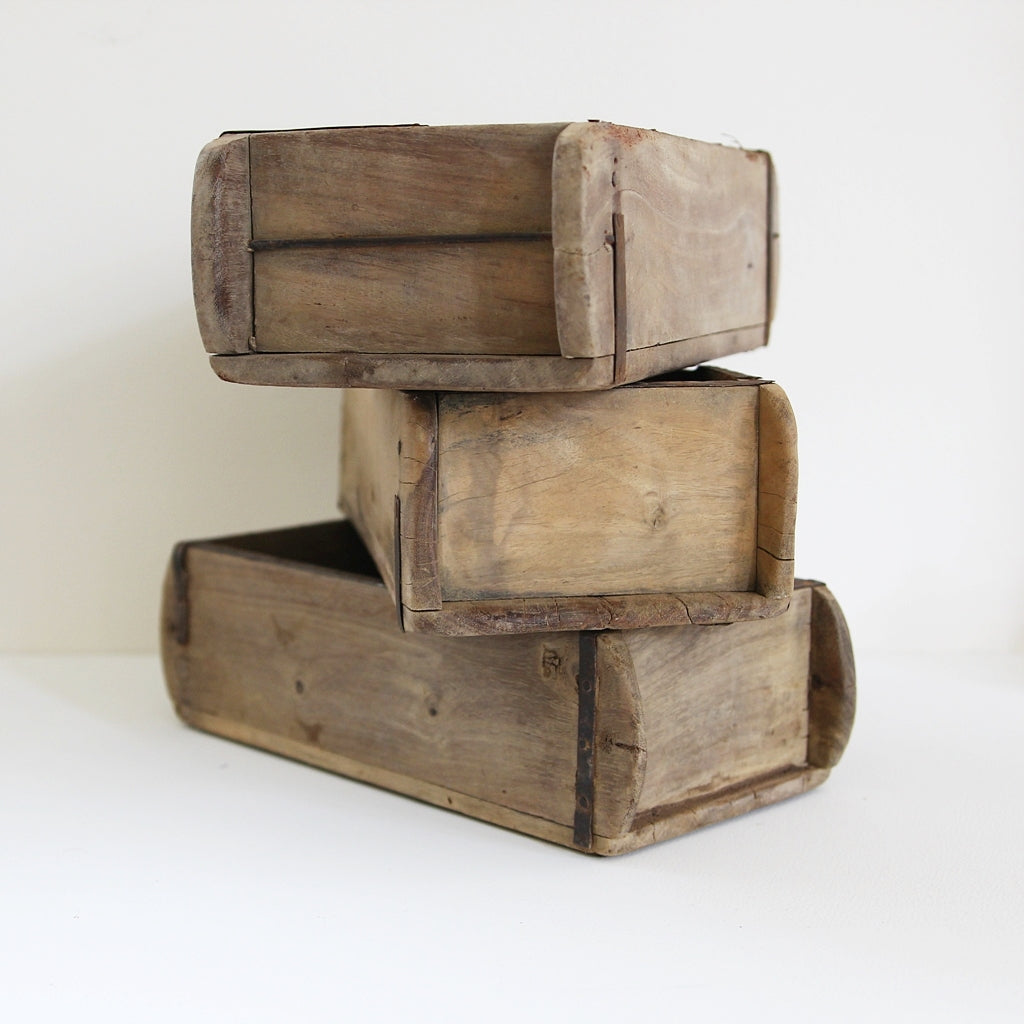 Boîte en bois en forme de brique - Original