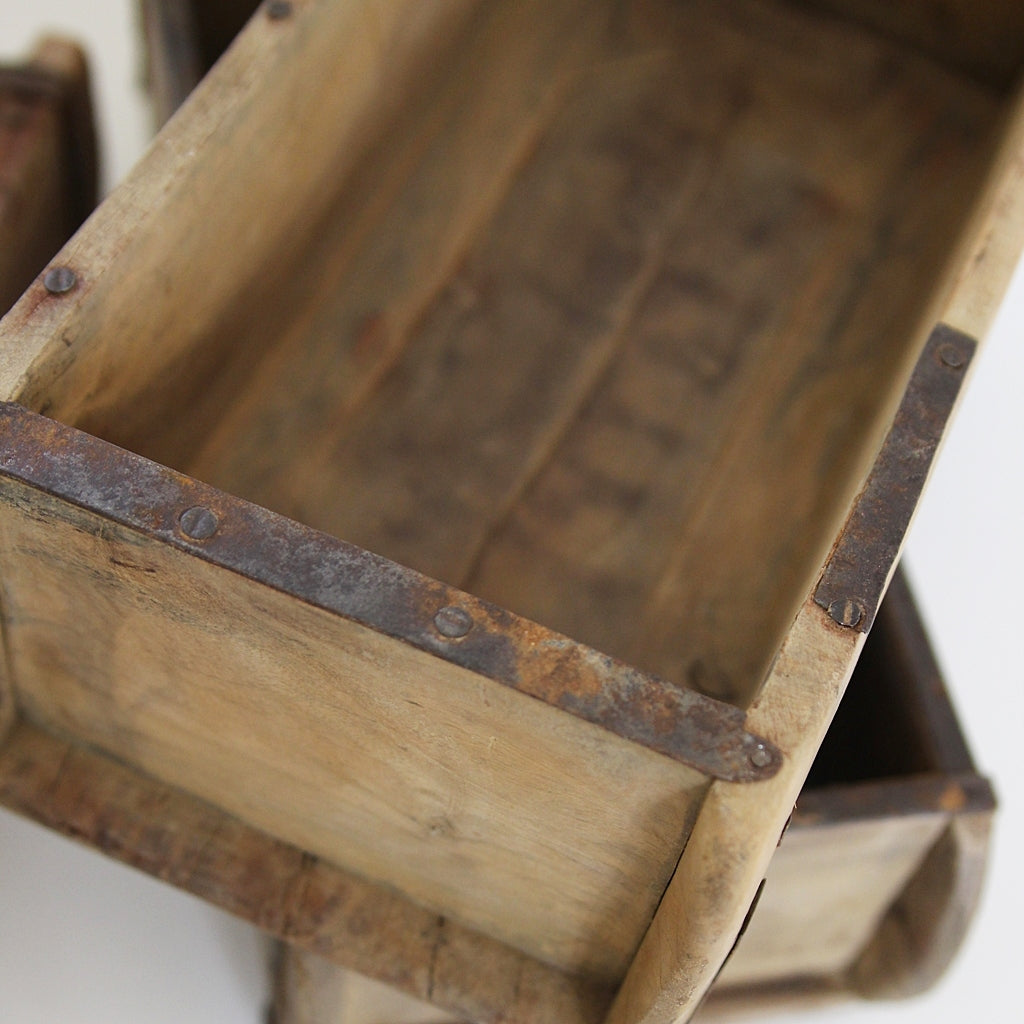Boîte en bois en forme de brique - Original