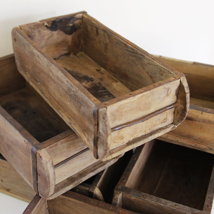 Boîte en bois en forme de brique - Original