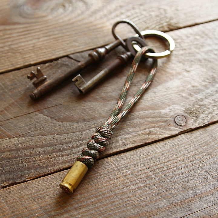 Porte-clés balle camouflage marron