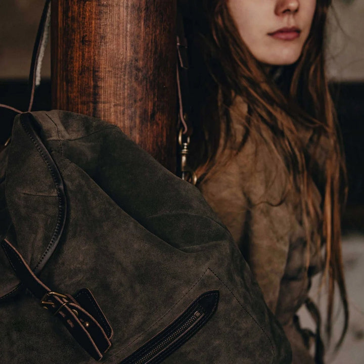 Camp Backpack Suede musk