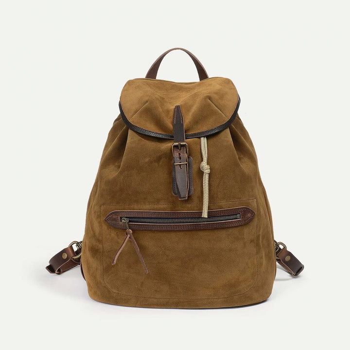 Camp Backpack Suede tobacco