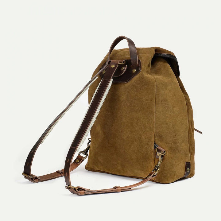 Camp Backpack Suede tobacco