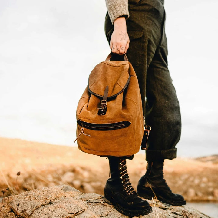 Camp Backpack Suede musk