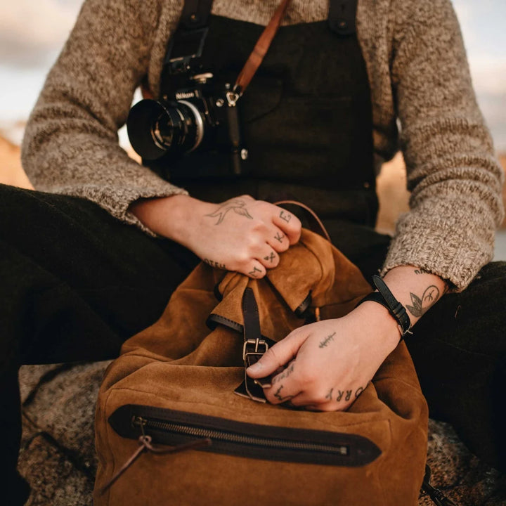 Camp Backpack Suede musk