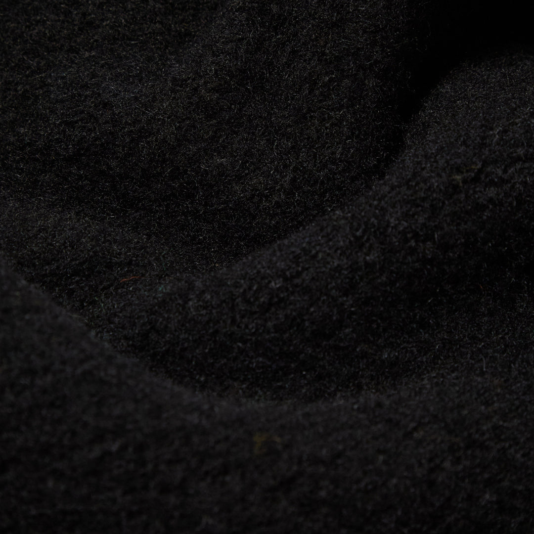 Cardigan Wool Fleece - Black