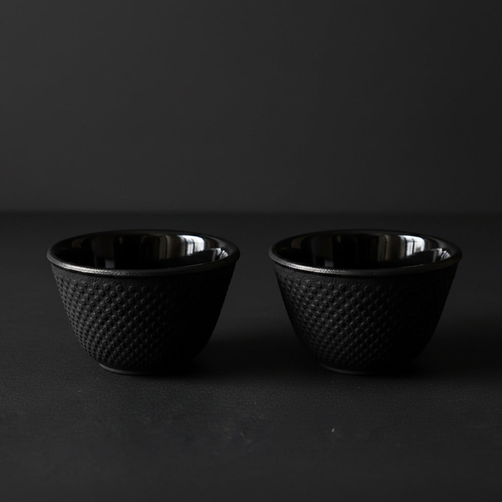 Cast Iron Tea Cups - Set of 2