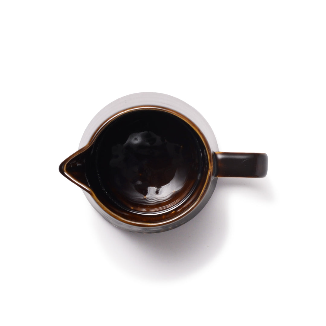 Pichet de torréfaction de café marron