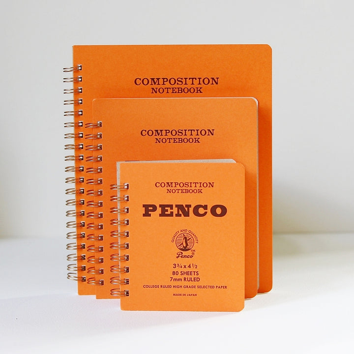 Cahier de composition à spirale - Orange