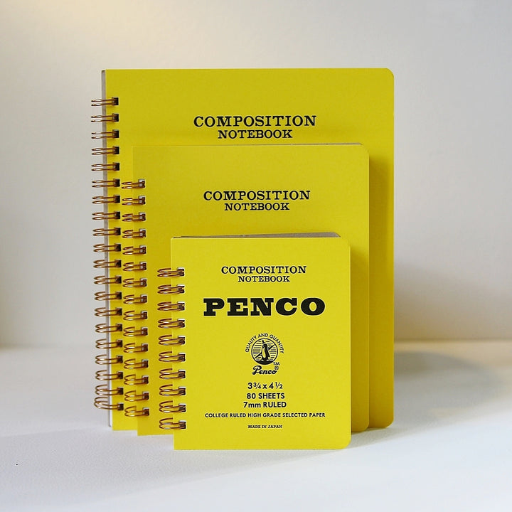 Cahier de composition à spirale - Jaune