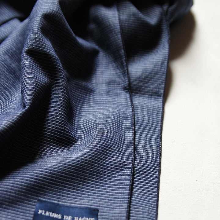 Le Chèche – Rayures indigo