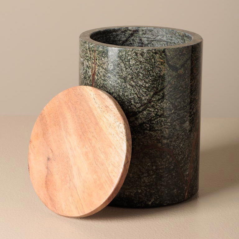 Marble Jar with Lid