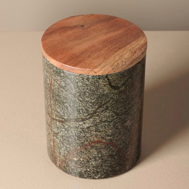 Marble Jar with Lid