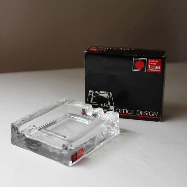 Wesenthalhütte für Tesa – Glas-Aschenbecher „Office Design“
