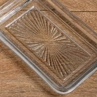 Glass Butter Dish 'Beurre'