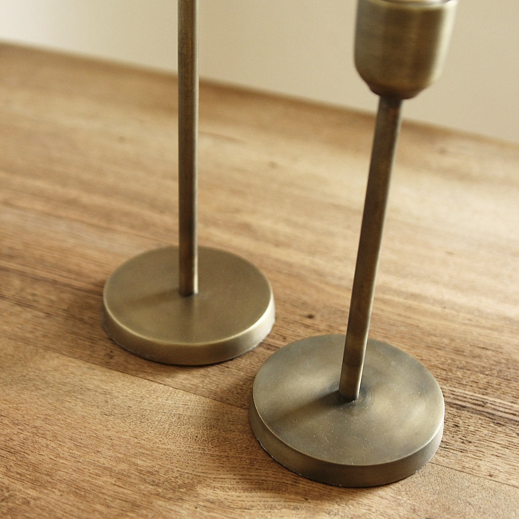 Golden Candle Holder